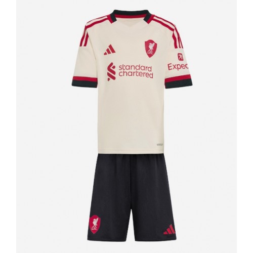 Liverpool Milos Kerkez #6 Bortaställ Barn 2025-26 Kortärmad (+ Korta byxor) Liverpool Milos Kerkez #6 Bortaställ Barn 2025-26 Kortärmad (+ Korta byxor)